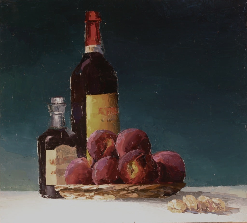 Jarvis Wilcox, White Peaches in Red-Wine for Dessert