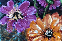 Mary Pat Pino, Zinnias-G