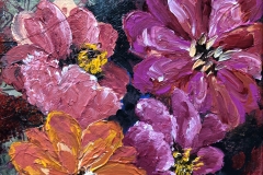 Mary Pat Pino, Zinnias-J