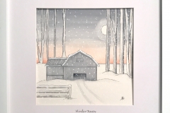 Kathy Sackett, Winter-Barn