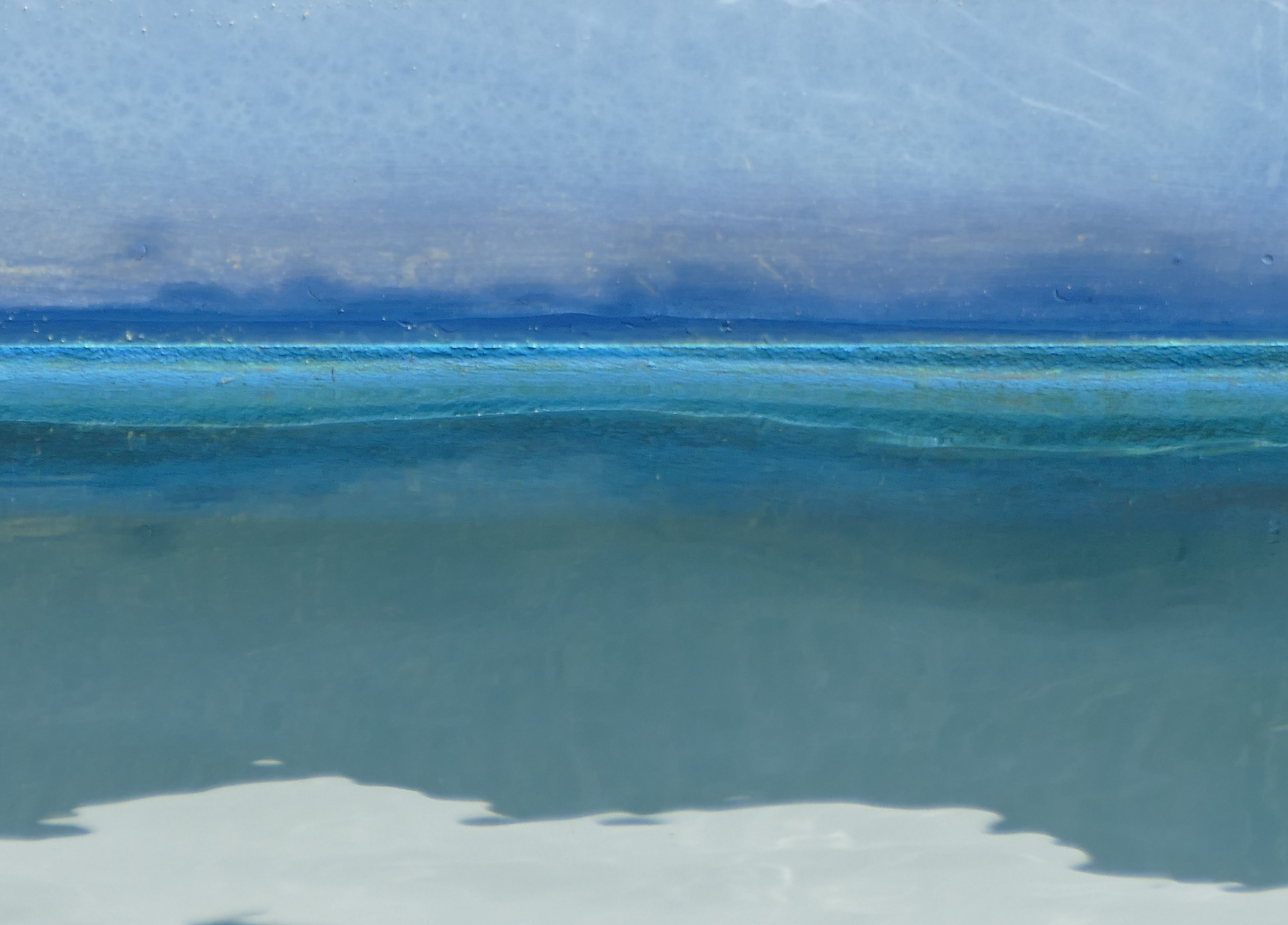 Lisa Caren,  Soft Blue Waterline