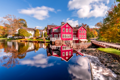 Jelliff Mill Autumn by Ariel Ling