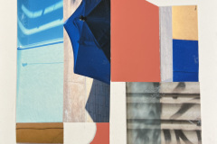 Untitled Blue-unbrella by Karen Neems