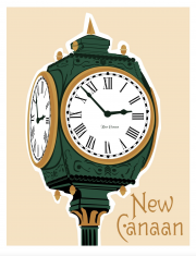 Gene Barbera, New Canaan Clock
