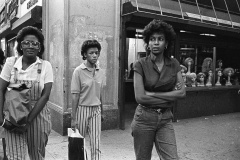 Three Women and Wig Shop, NYC