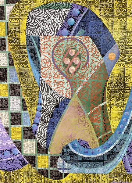 Mary Davidson, Stamped Abstract Series #15