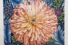 Heather Jones, Orange Zinnia