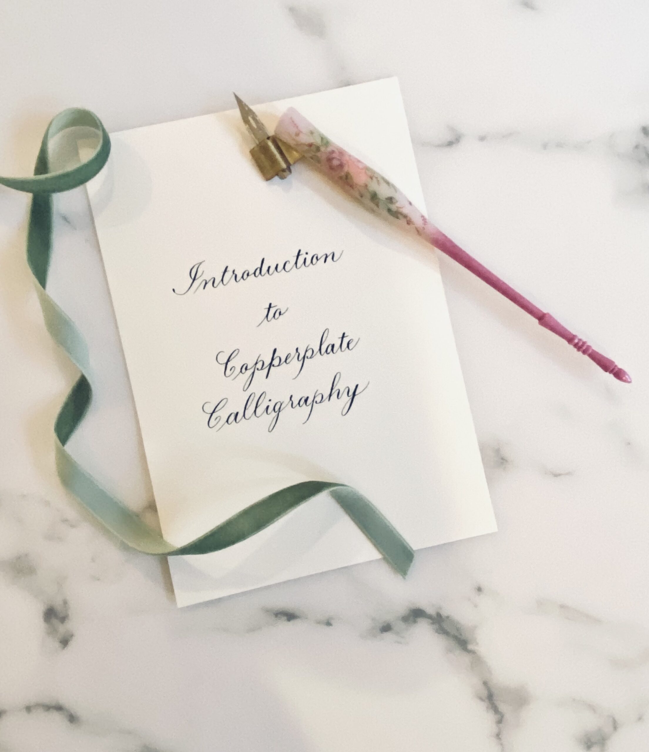 Introduction to Copperplate Calligraphy - Carriage Barn Arts Center